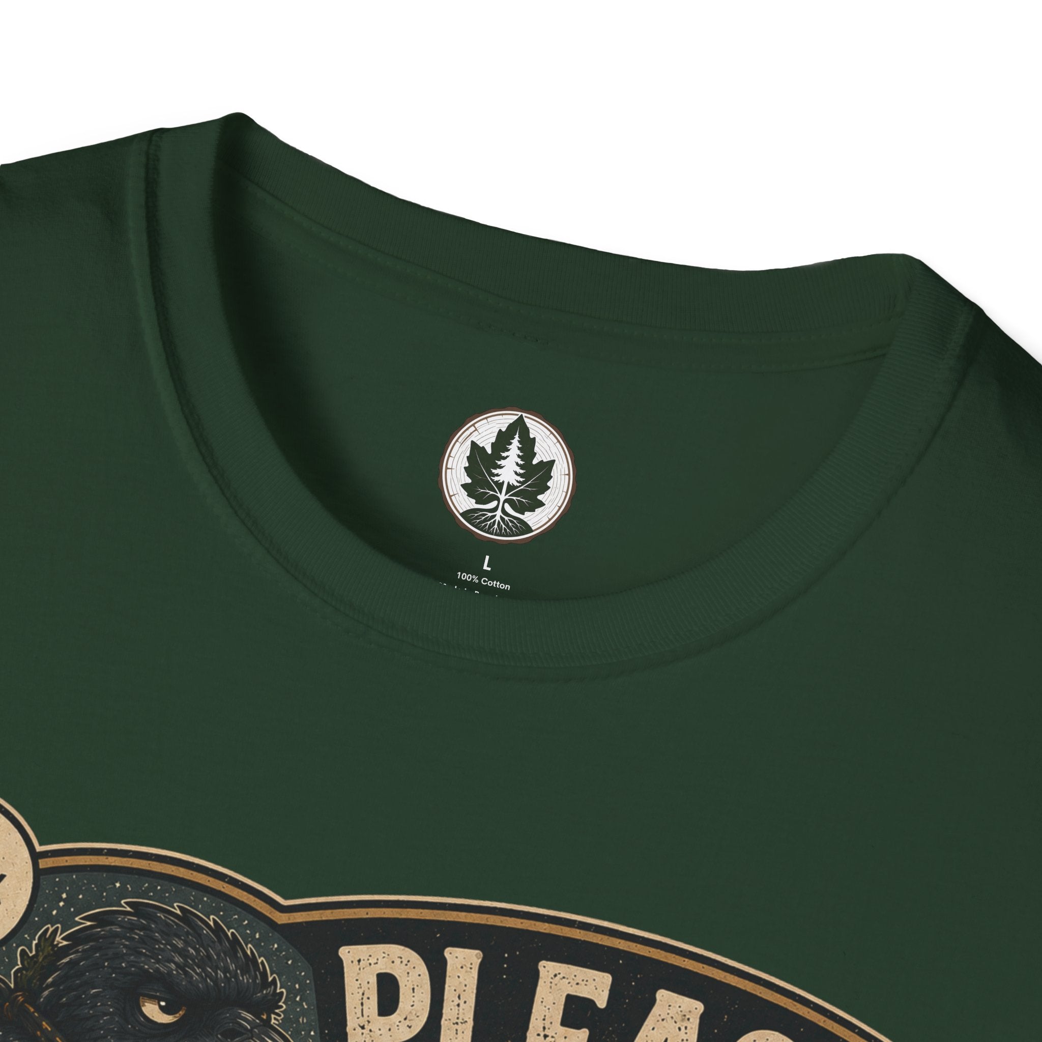 Please Leaf Me Alone (This is Why I Work Alone) Version 5 T‑Shirt