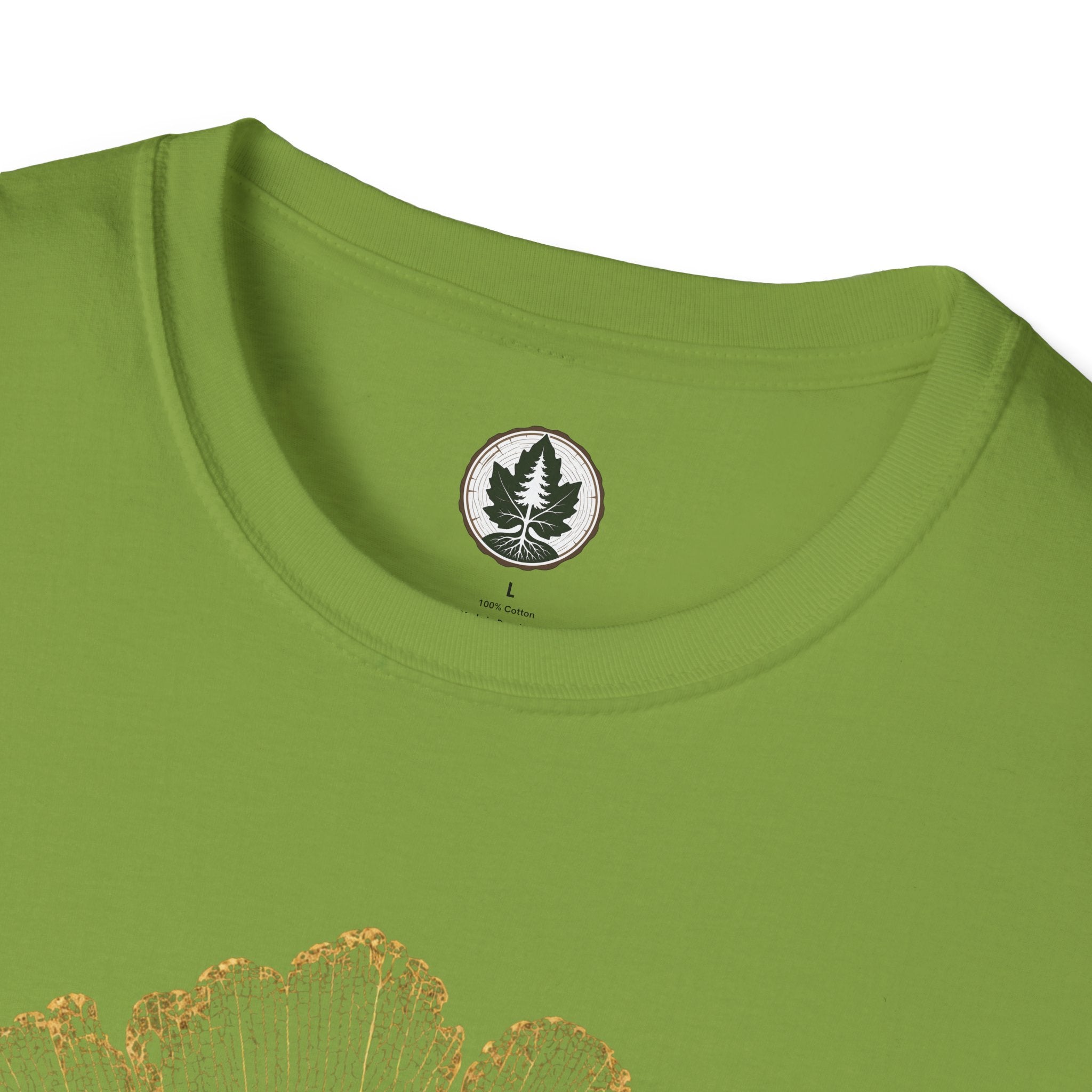 Skeleton Ginkgo Leaf T‑Shirt