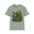 Kudzu Vine Monster with Garden Gnome Version 1 T‑Shirt