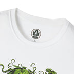 Kudzu Vine Monster with Garden Gnome Version 3 T‑Shirt