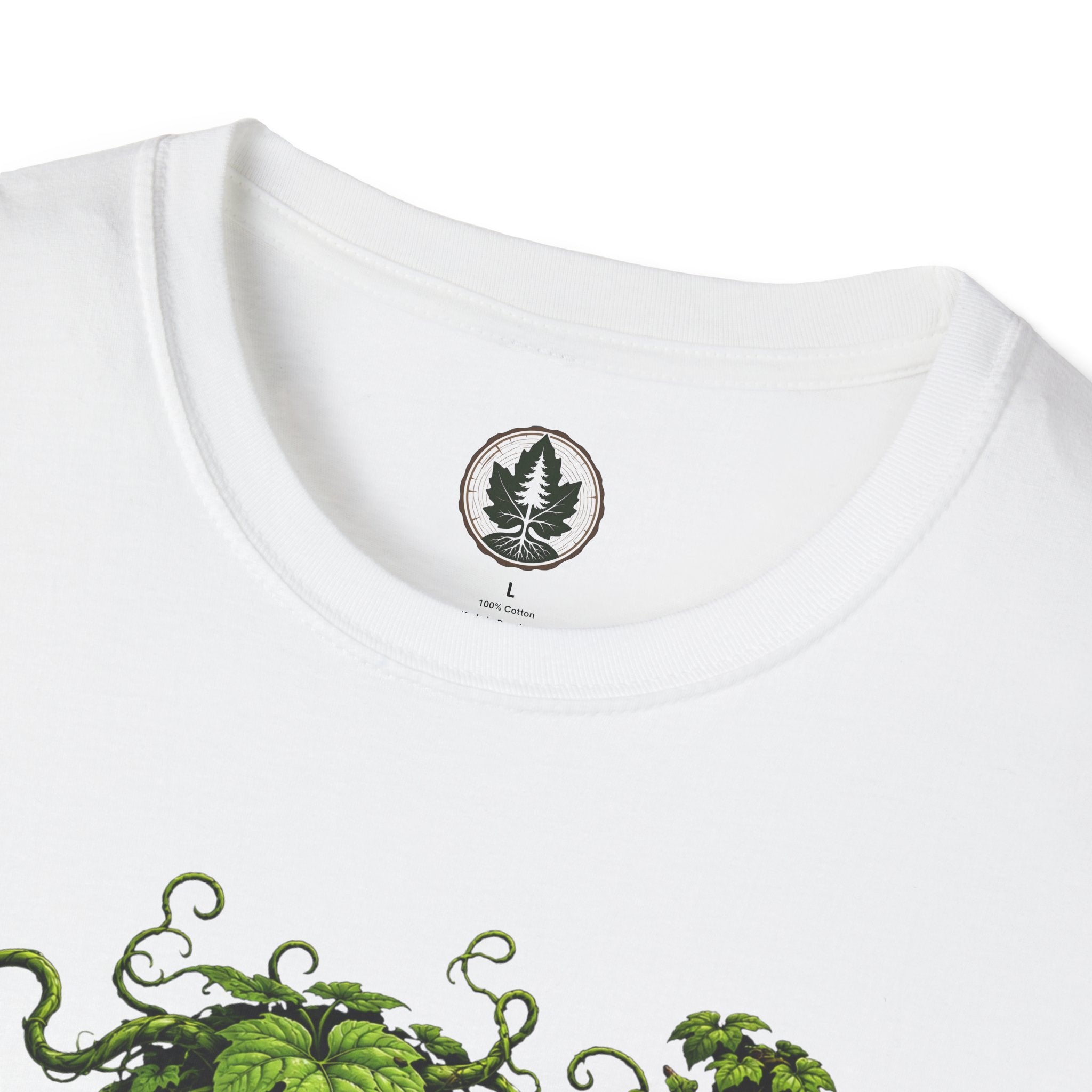 Kudzu Vine Monster with Garden Gnome Version 3 T‑Shirt