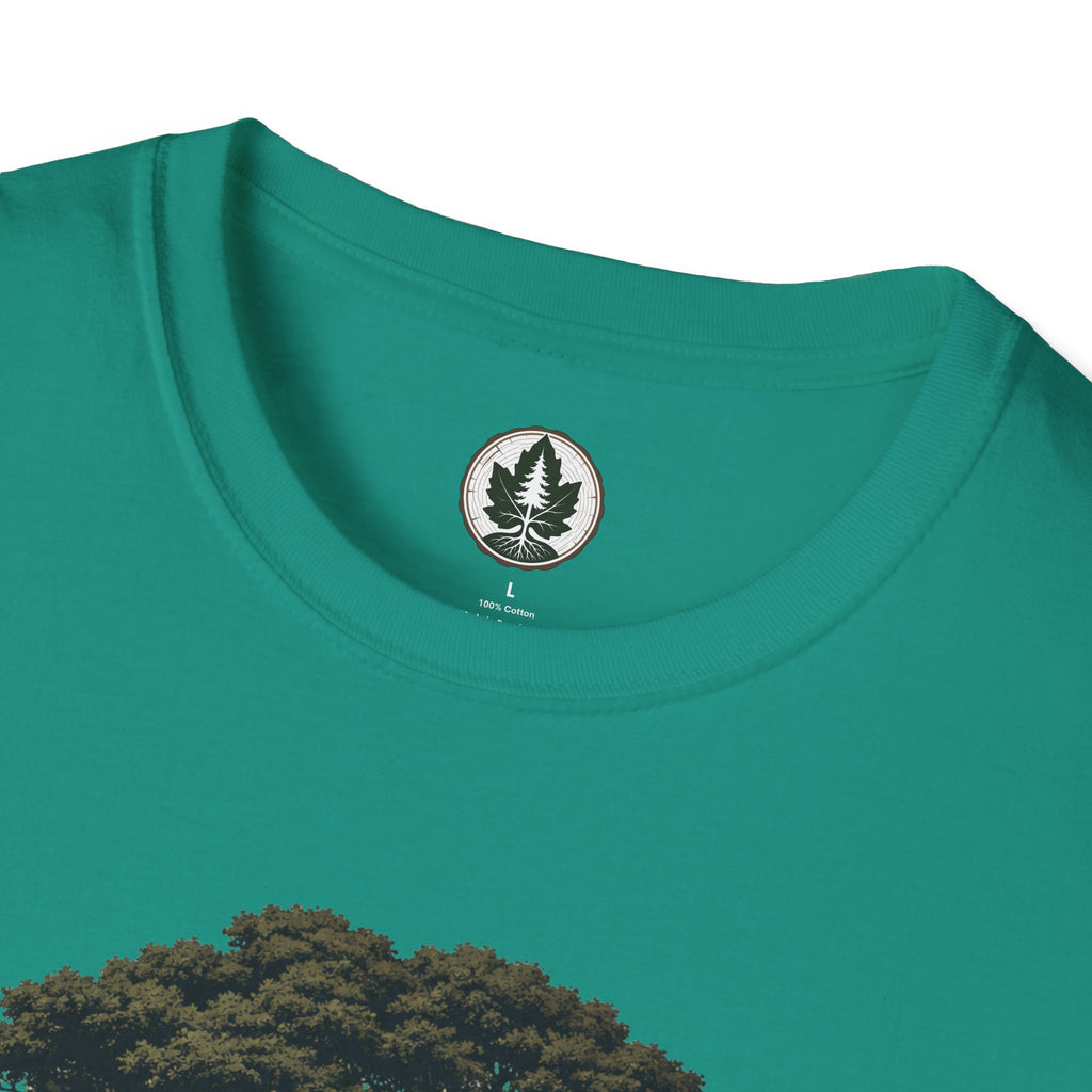 Looking up at Giant Tree Version Four T‑Shirt