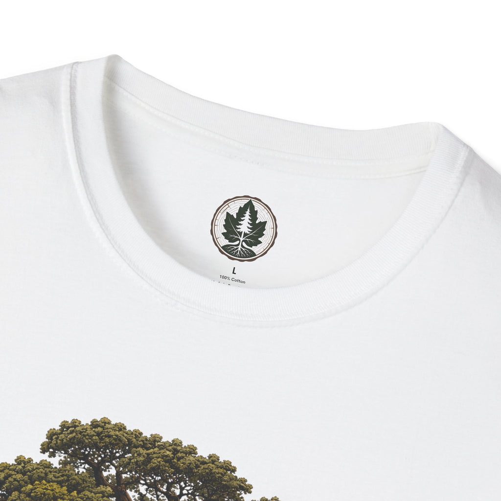Looking up at Giant Tree Version Five T‑Shirt