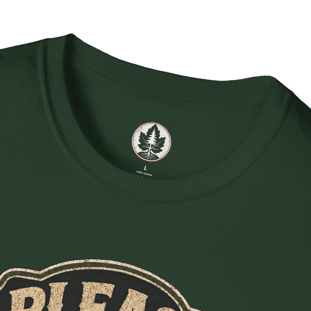 Please Leaf Me Alone (This is Why I Work Alone) Version 3 T‑Shirt