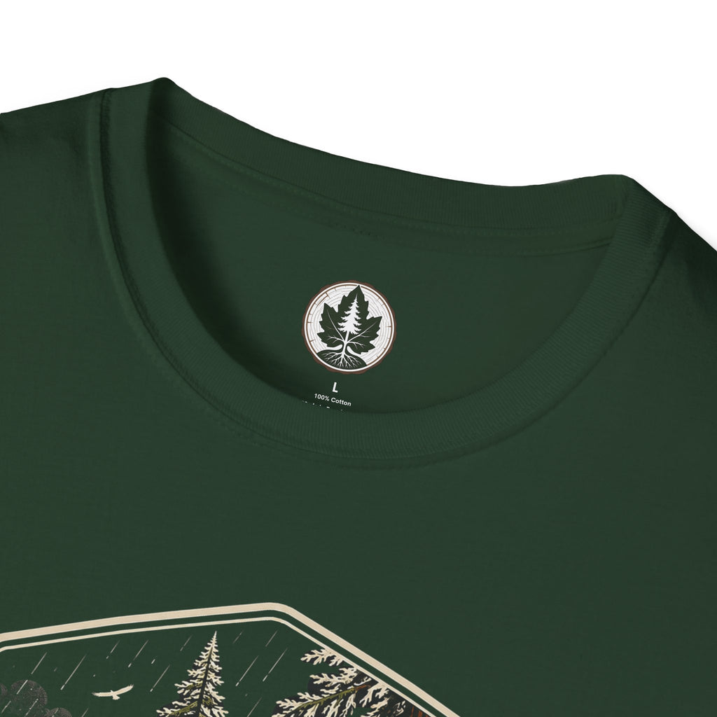 Pacific Northwest Trees, Tall, Damp, Superior T‑Shirt