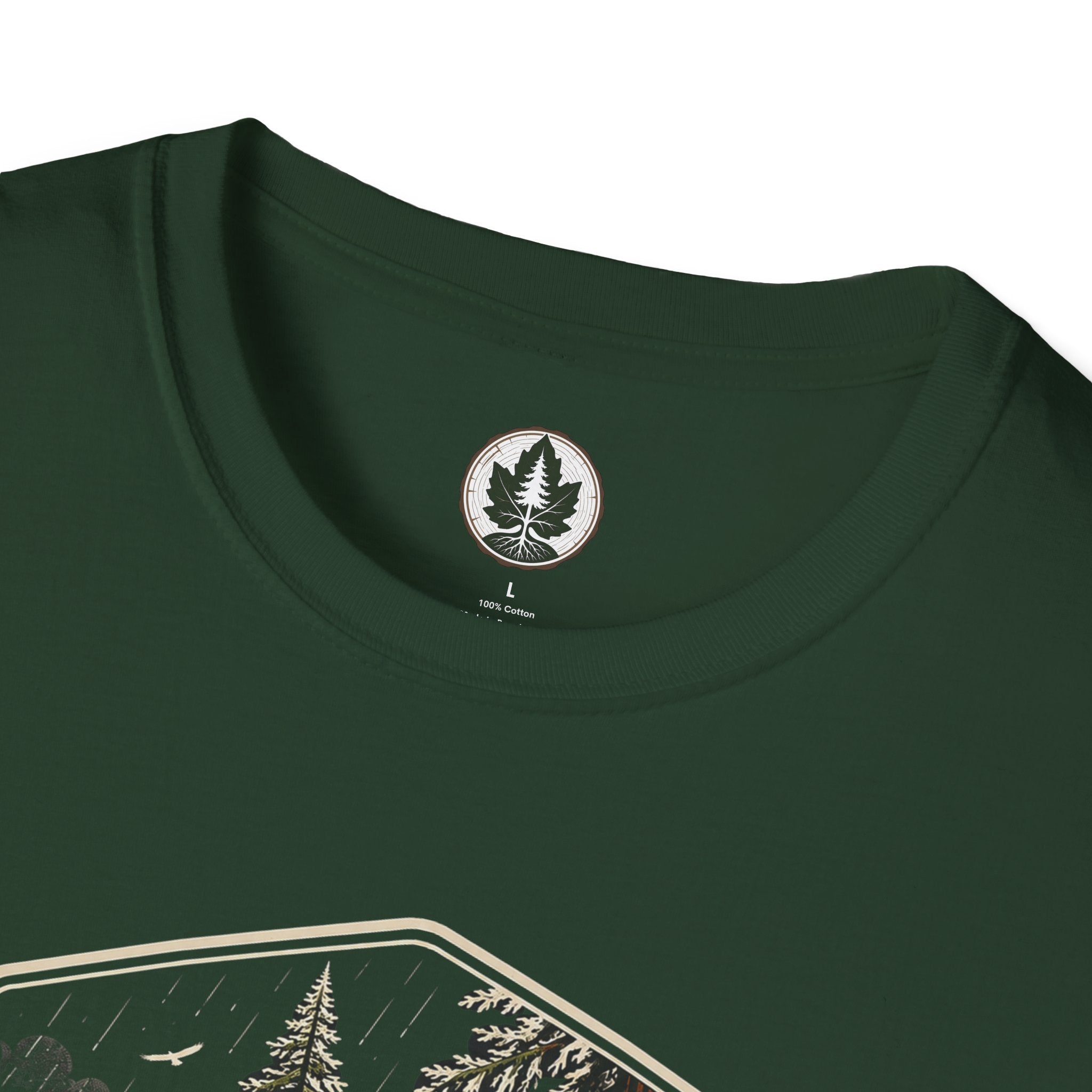 Pacific Northwest Trees, Tall, Damp, Superior T‑Shirt