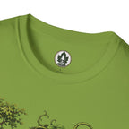 Kudzu Vine Monster with Garden Gnome Version 4 T‑Shirt