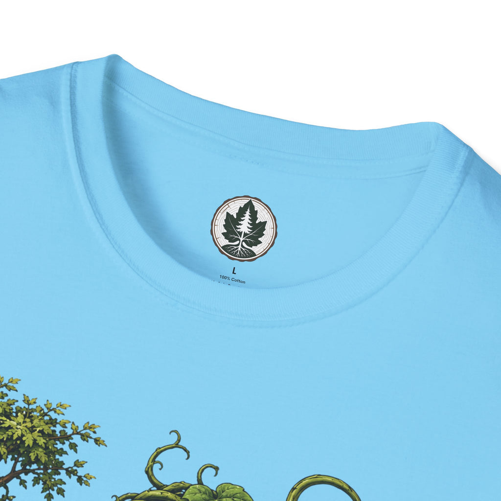 Kudzu Vine Monster with Garden Gnome Version 4 T‑Shirt