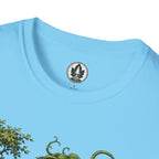 Kudzu Vine Monster with Garden Gnome Version 4 T‑Shirt