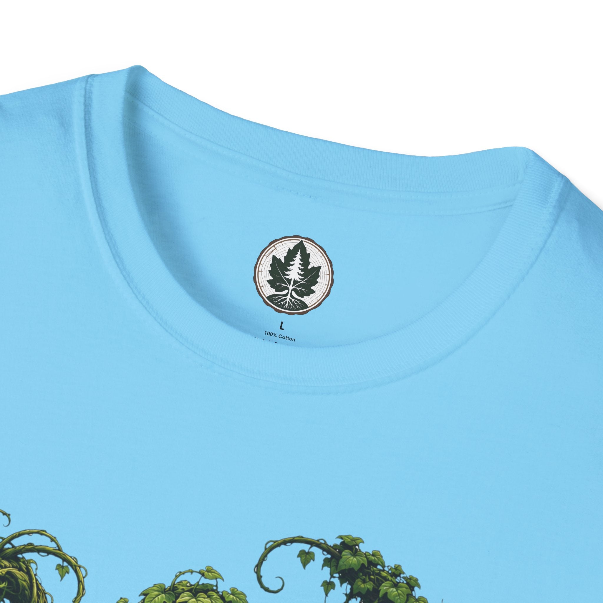 Kudzu Vine Monster with Garden Gnome Version 1 T‑Shirt