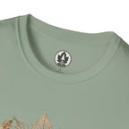 Skeleton Leaf Collage T‑Shirt