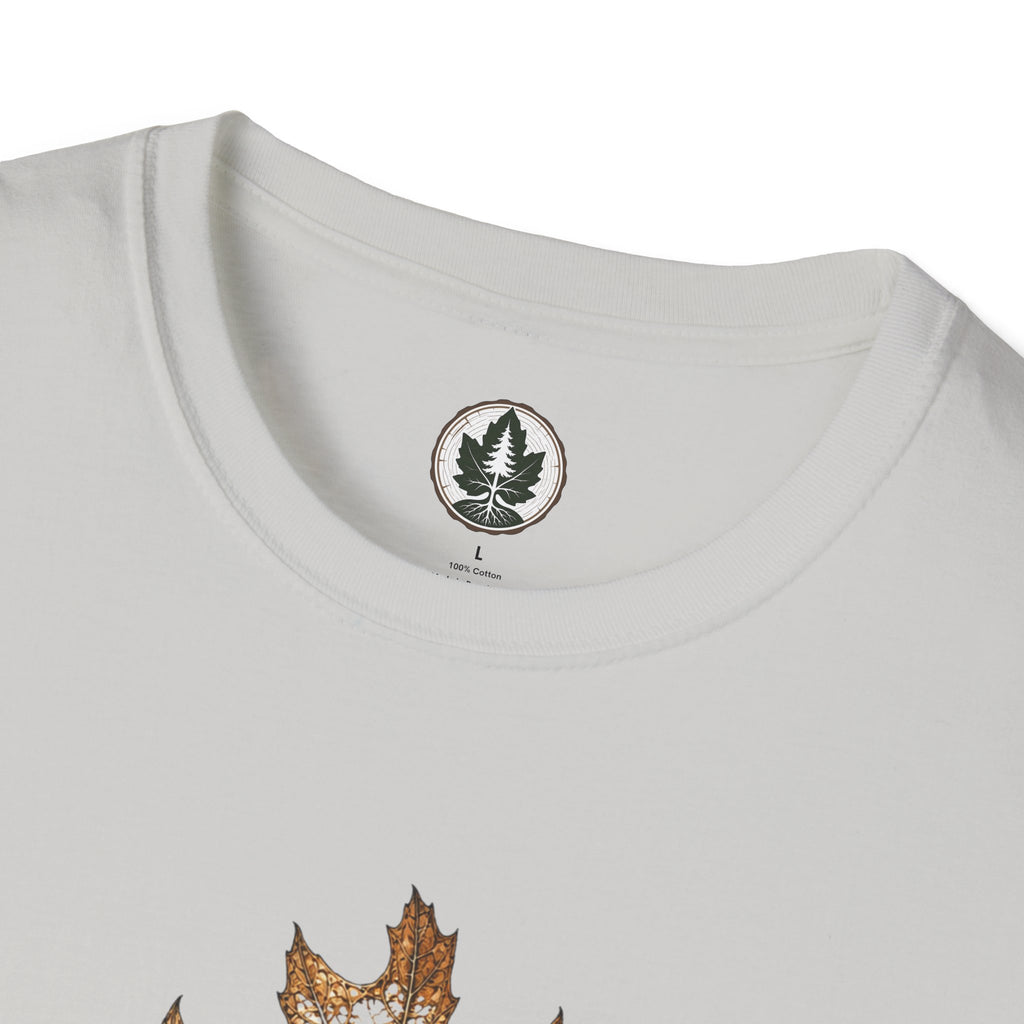 Skeleton Red Oak Leaf T‑Shirt