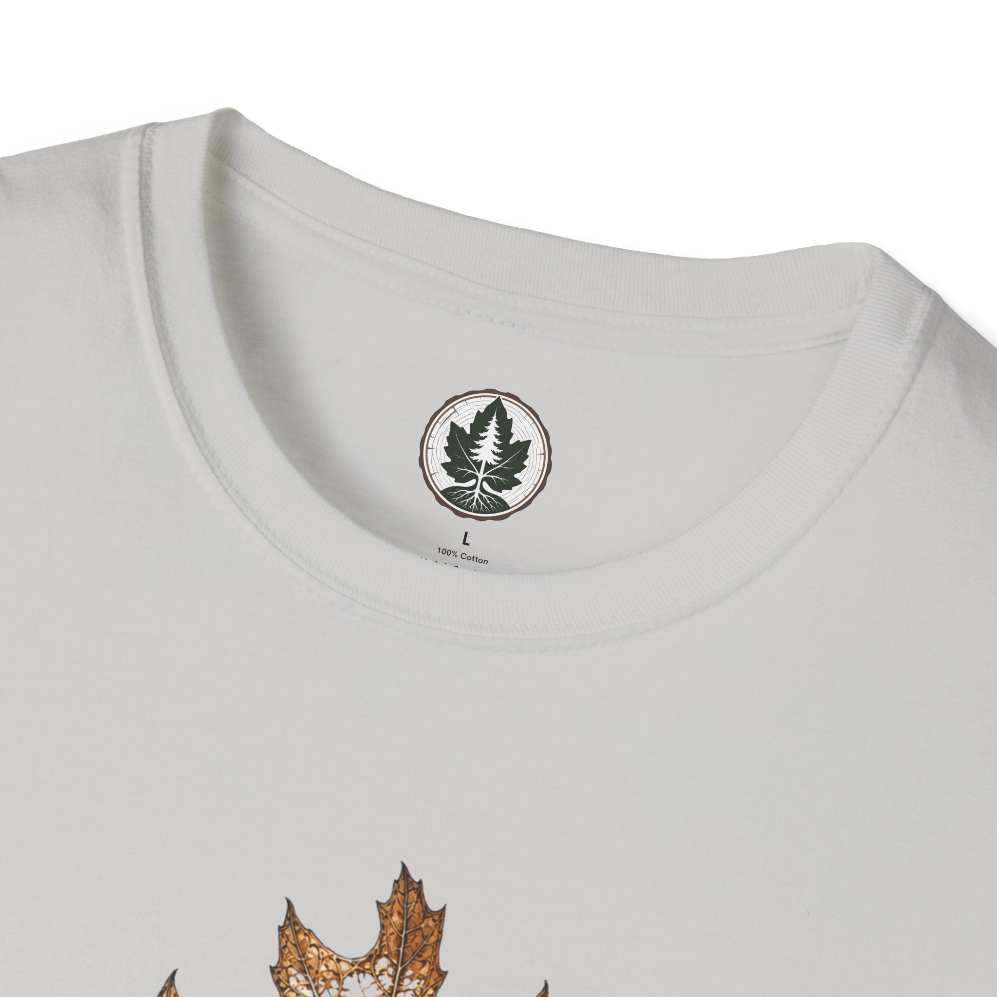 Skeleton Red Oak Leaf T‑Shirt