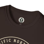 Pacific Northwest Mountain T‑Shirt — “Wild by Nature” Tee