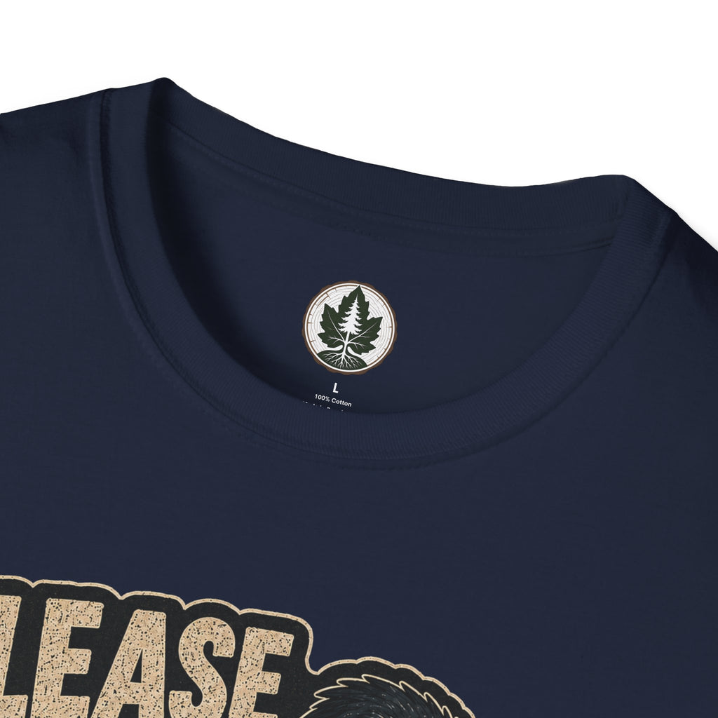 Please Leaf Me Alone (This is Why I Work Alone) Version 4 T‑Shirt