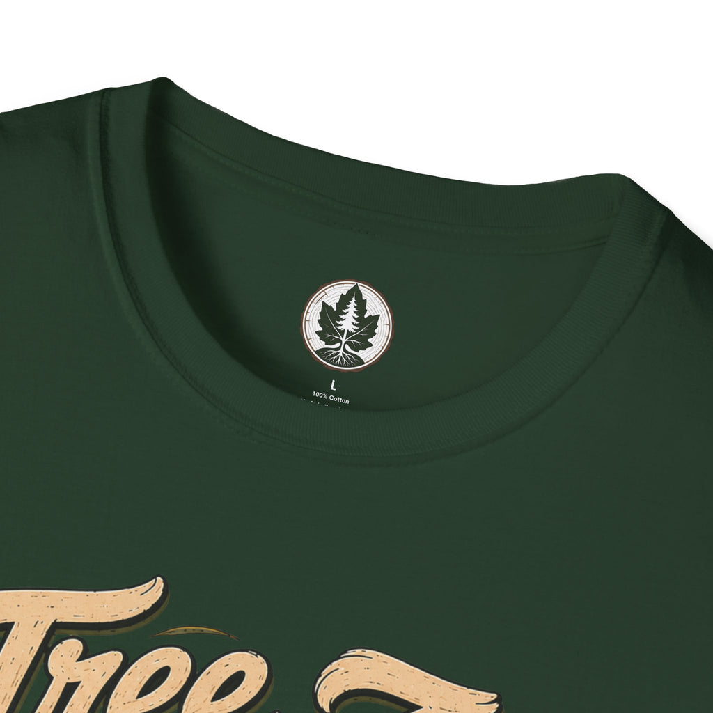 Tree Zen Version 3 with Forest and Mountains in background T‑Shirt