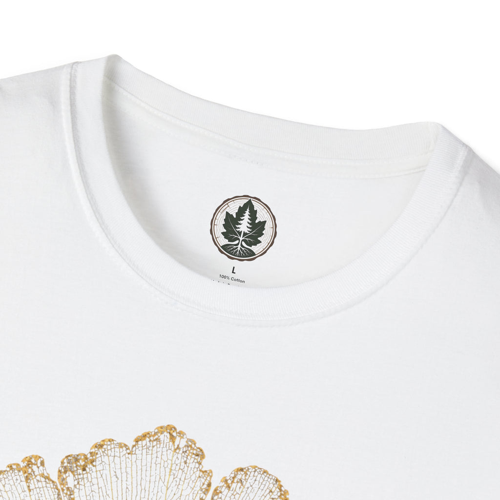 Skeleton Ginkgo Leaf T‑Shirt