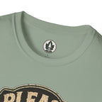 Please Leaf Me Alone (This is Why I Work Alone) Version 3 T‑Shirt