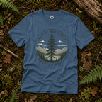 Pacific Northwest Tree T‑Shirt — “Rooted Here” Tee