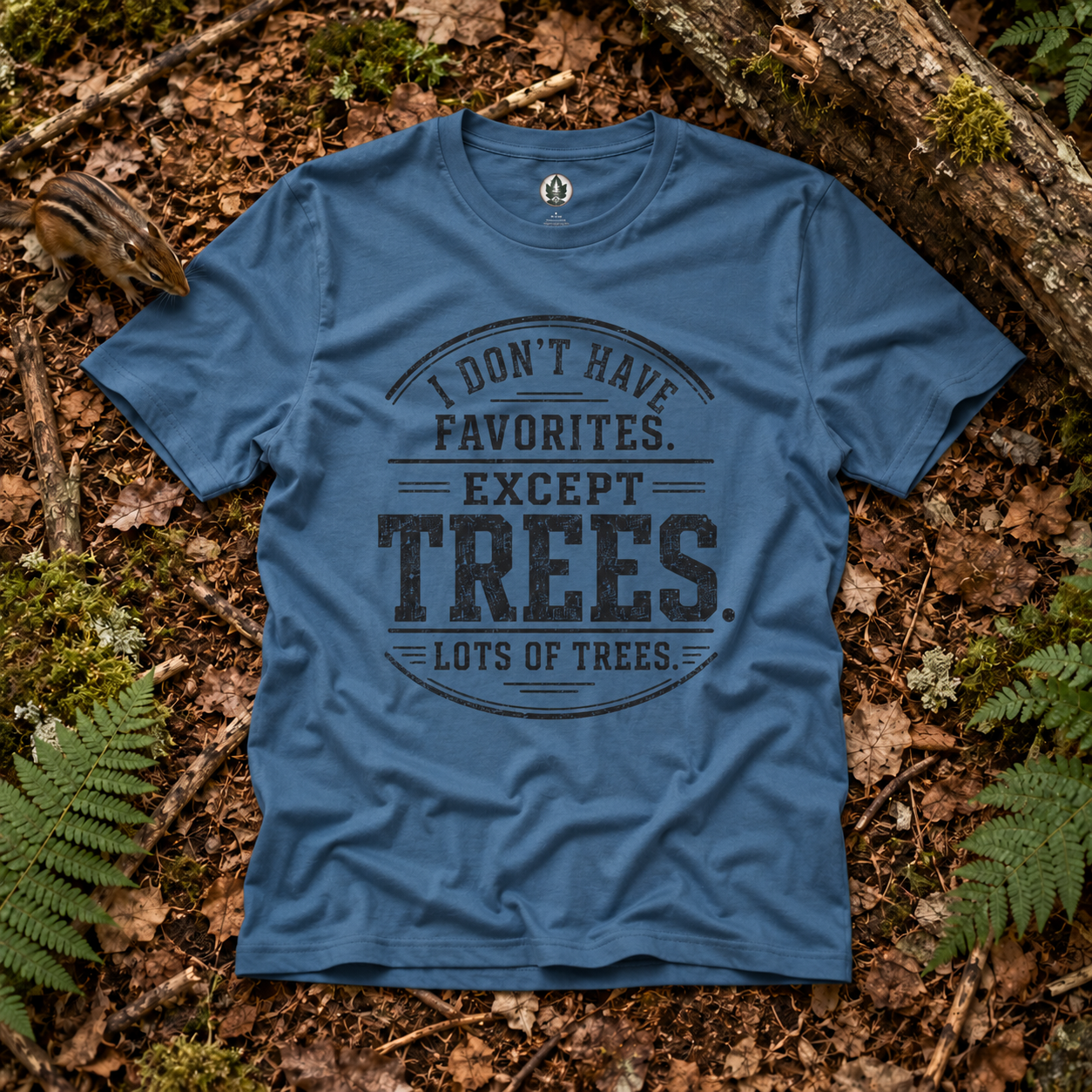I Don't Have Favorites. Except Trees. Lots of Trees T‑Shirt