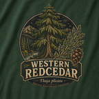 Western Redcedar, Thuja plicata Pacific Northwest Heritage T‑Shirt