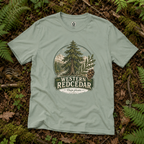 Western Redcedar, Thuja plicata Pacific Northwest Heritage T‑Shirt