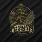 Western Redcedar, Thuja plicata Pacific Northwest Heritage T‑Shirt