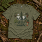 Pacific Northwest Trees, Mossy, Moody, Superior T‑Shirt