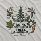 Pacific Northwest Trees, Mossy, Moody, Superior T‑Shirt