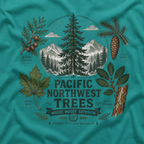 Pacific Northwest Trees, Mossy, Moody, Superior T‑Shirt
