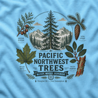 Pacific Northwest Trees, Mossy, Moody, Superior T‑Shirt