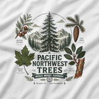 Pacific Northwest Trees, Mossy, Moody, Superior T‑Shirt