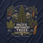 Pacific Northwest Trees, Mossy, Moody, Superior T‑Shirt