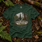 Pacific Northwest Trees, Tall, Damp, Superior T‑Shirt