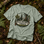Pacific Northwest Trees, Tall, Damp, Superior T‑Shirt