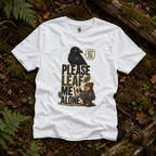 Please Leaf Me Alone (This is Why I Work Alone) Version 2 T‑Shirt