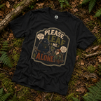 Please Leaf Me Alone (This is Why I Work Alone) Version 3 T‑Shirt