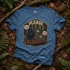 Please Leaf Me Alone (This is Why I Work Alone) Version 3 T‑Shirt