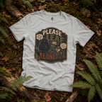 Please Leaf Me Alone (This is Why I Work Alone) Version 3 T‑Shirt