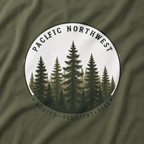 Pacific Northwest Tree T‑Shirt - "Rooted - Resilient - Real"
