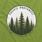 Pacific Northwest Tree T‑Shirt - "Rooted - Resilient - Real"