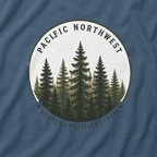 Pacific Northwest Tree T‑Shirt - "Rooted - Resilient - Real"