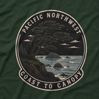 Pacific Northwest Tree T‑Shirt — “Coast to Canopy” Tee