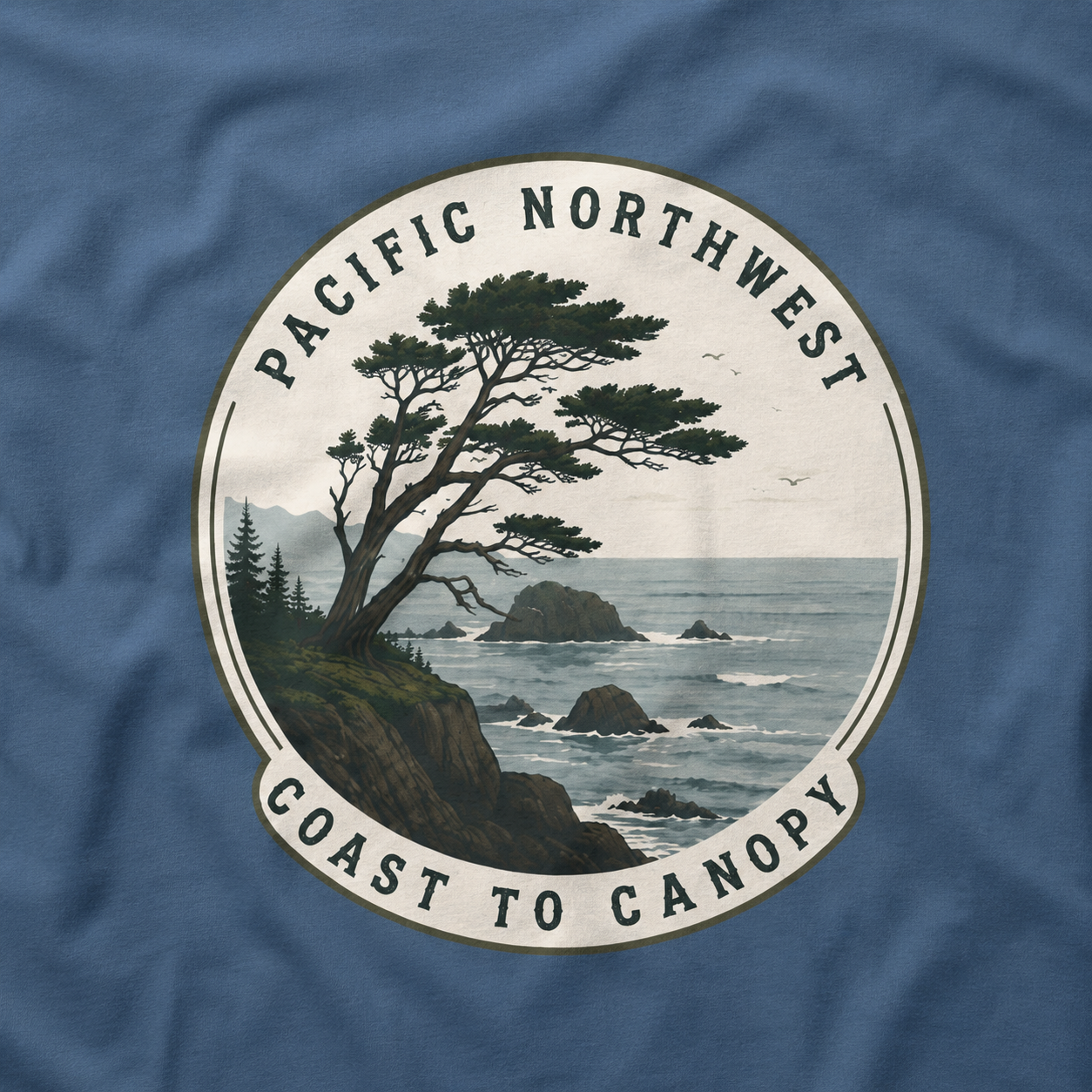 Pacific Northwest Tree T‑Shirt — “Coast to Canopy” Tee