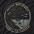 Pacific Northwest Tree T‑Shirt — “Coast to Canopy” Tee