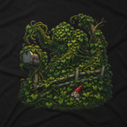 Kudzu Vine Monster with Garden Gnome Version 1 T‑Shirt