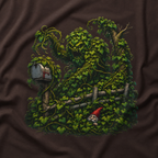 Kudzu Vine Monster with Garden Gnome Version 1 T‑Shirt