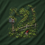 Kudzu Vine Monster with Garden Gnome Version 1 T‑Shirt