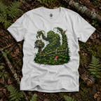 Kudzu Vine Monster with Garden Gnome Version 1 T‑Shirt