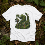 Kudzu Vine Monster with Garden Gnome Version 1 T‑Shirt